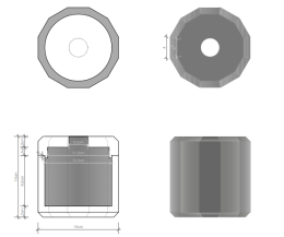 Диспенсер для салфеток Decor Walther Kristall (0931556), прозрачный