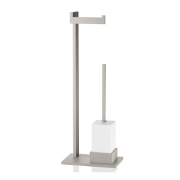 Фото Стойка с аксессуарами Decor Walther Brick (0591334), никель