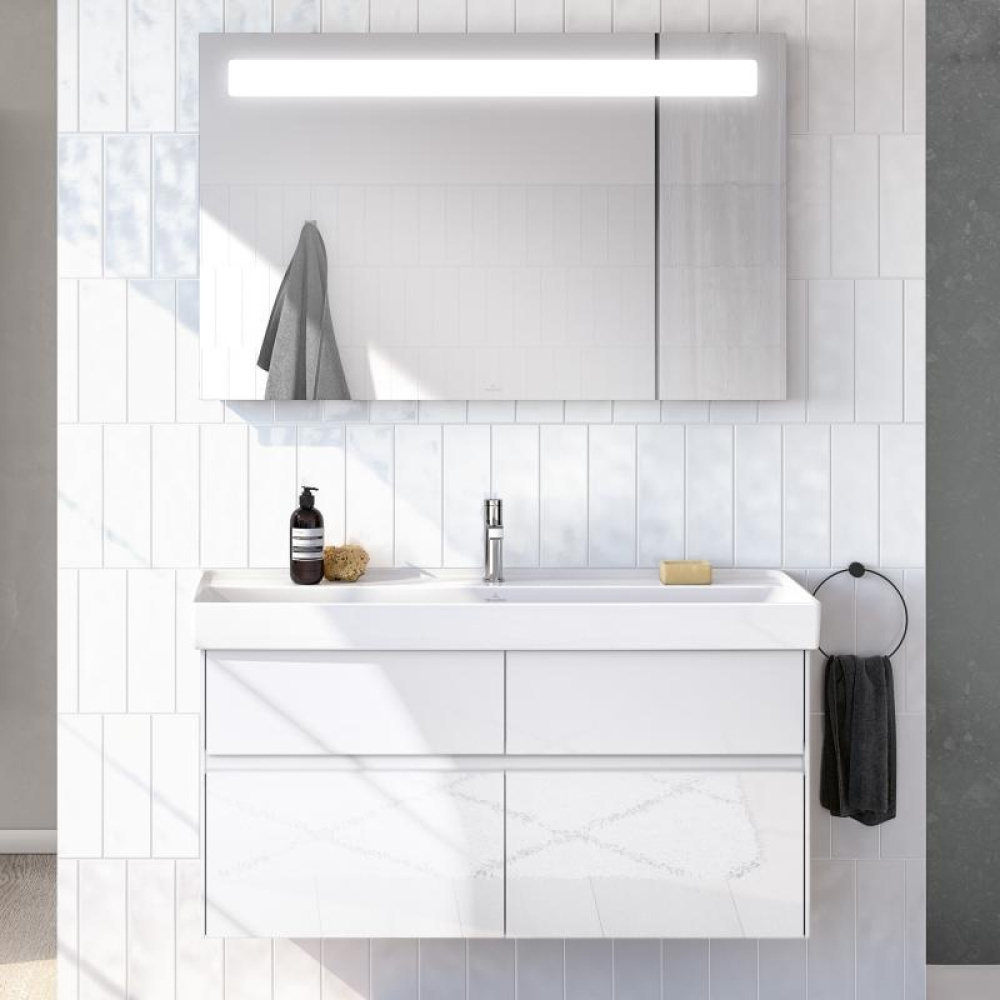 Villeroy Boch Collaro C01200DH Тумба под раковину 1154х444 мм (Glossy White)