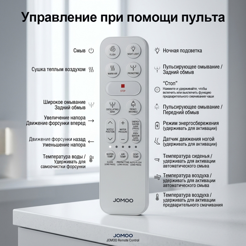 Фото Умный напольный унитаз JOMOO P7341 (ZD7341-SA-EUR180)