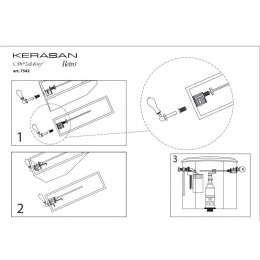 Kerasan Запчасть - керамическая ручка для механизма 7542
