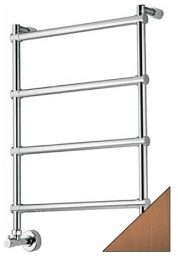 Полотенцесушитель водяной Margaroli Sole 4424704OBN, высота 72 см, ширина 53 см, старая бронза