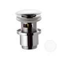 Донный клапан с переливом 1”1/4 Remer 905CC2114BO, белый матовый