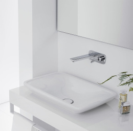 Смеситель для раковины Hansgrohe PuraVida (15084400) хром, белый