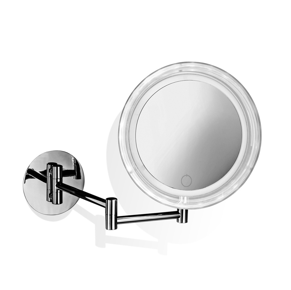 Фото Косметическое зеркало Decor Walther (0121400), с подсветкой, хром