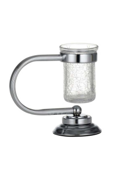 Фото Стакан для зубных щеток Boheme Murano (10911-CR) хром