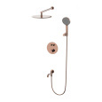 Душевая система с тремостатом Wonzon&Woghand Stick (WW-88929010-RG) Розовое золото