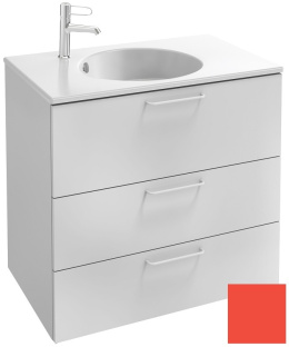 Тумба под раковину Jacob Delafon Odeon Rive Gauche 70 см, EB2531-RX-М80, цвет алый матовый, ручки на