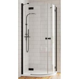 Дверь душевого уголка Radaway Essenza New PDD 100 L профиль Черный стекло прозрачное 385003-54-01L
