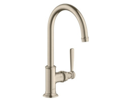 Фото Смеситель для раковины AXOR Montreux 16518820, шлифованный никель