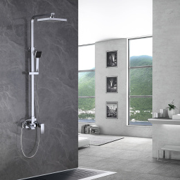 Фото Душевая стойка Abber Wasserfall (AF8616) хром