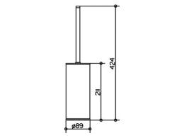 Фото Ершик для унитаза Keuco Collection Moll 04969010100, хром