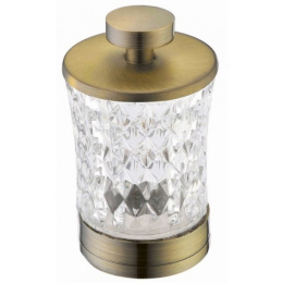 Фото Стакан для ватных дисков Boheme (10214) бронза