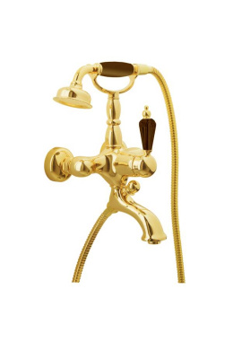 Фото Смеситель для ванны Boheme Tradizionale Nero (253) хром