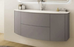 Тумба под раковину Cezares Eden 54407 121 см подвесная, цвет grigio talpa opaco