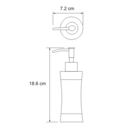 Дозатор WasserKRAFT Wern K-7599 Хром