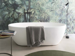 Ванна 170*87 см CIELO SHUI COMFORT SHCOBAT белая матовая