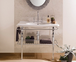 Фото Консоль под раковину Globo Paestum (PATC23) белый