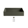 Раковина накладная 55 см ArtCeram Scalino (SCL002 24 00 mate) зеленый