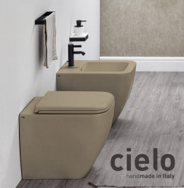 Фото Ceramica CIELO Shui Comfort SHCOVAKTRAV - Унитаз напольный пристенный 55*38 см, Rimless безободковый