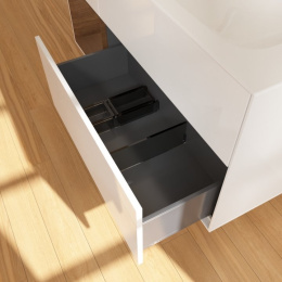 Villeroy Boch Finion F060GNGJ Тумба под раковину 1196х498 мм (walnut veneer/light grey matt)