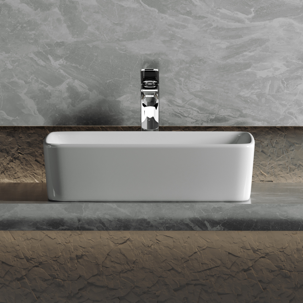 Накладная раковина Ceramicanova Element CN6037 прямоугольная 48 см