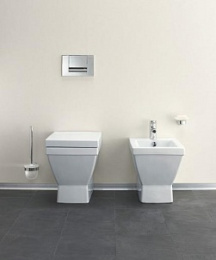 Фото Биде напольное Duravit 2nd Floor 0136100000, белый