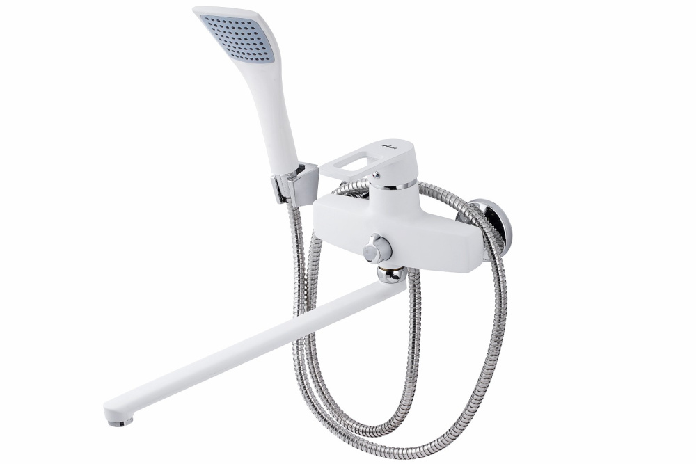 Фото Смеситель для ванны с душем FAUZT FZs-W24 тип См-ВУОРНШлА Белый