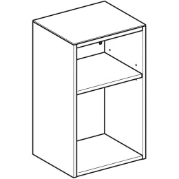 Geberit Smyle Square 500.358.JR.1 Шкаф средний, цвет фасада: пекан