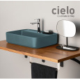 Ceramica CIELO Shui Comfort SHCOLARF PL Раковина для ванной комнаты 60*43 см, подвесная - накладная 