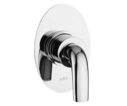 Фото Переключатель потоков Webert Aria AС0680 Белый глянцевый с ручкой Arenaria