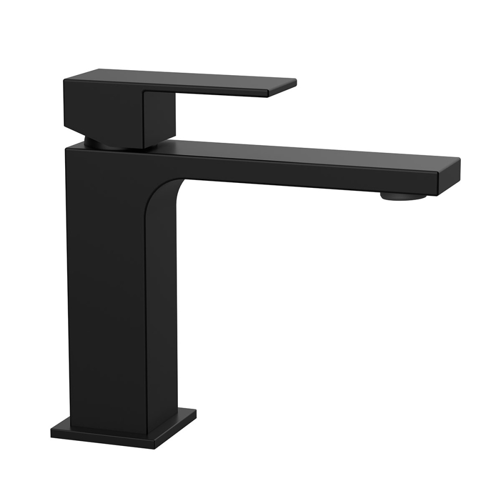 Фото Смеситель для раковины Vincea Cube (VBF-1C01MB) черный