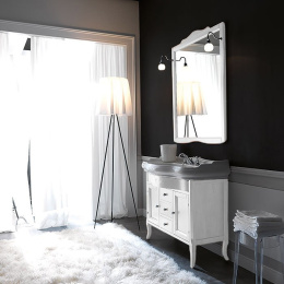 Зеркало Kerasan Retro 734530 bi mat 92 белый матовый