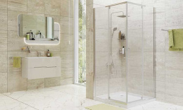 Фото Душевой уголок WasserKRAFT Leine 35P03, 90 см, стекло прозрачное