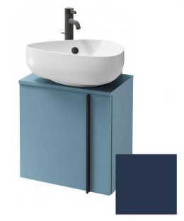 Тумба под раковину Jacob Delafon Nouvelle Vague 45 см, EB3045G-M67, цвет темно-синий матовый, левая