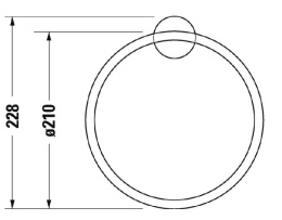 Фото Полотенцедержатель Duravit Starck T 0099471000, хром