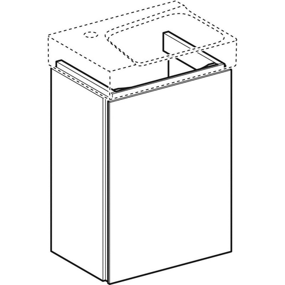 Фото Geberit Xeno2 500.502.00.1 Тумба для раковины, с распашными дверцами