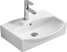 Фото Раковина к стене 50 см SantiLine (SL-2024)белый