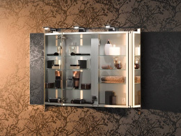 Зеркальный шкаф Keuco Royal Universe 12704171301, алюминий