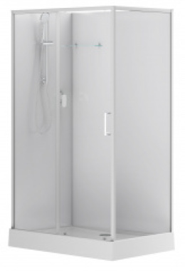 Душевая кабина 120x80x202 Aquanet (00281973) Без гидромассажа, Акрил, Поддон низкий