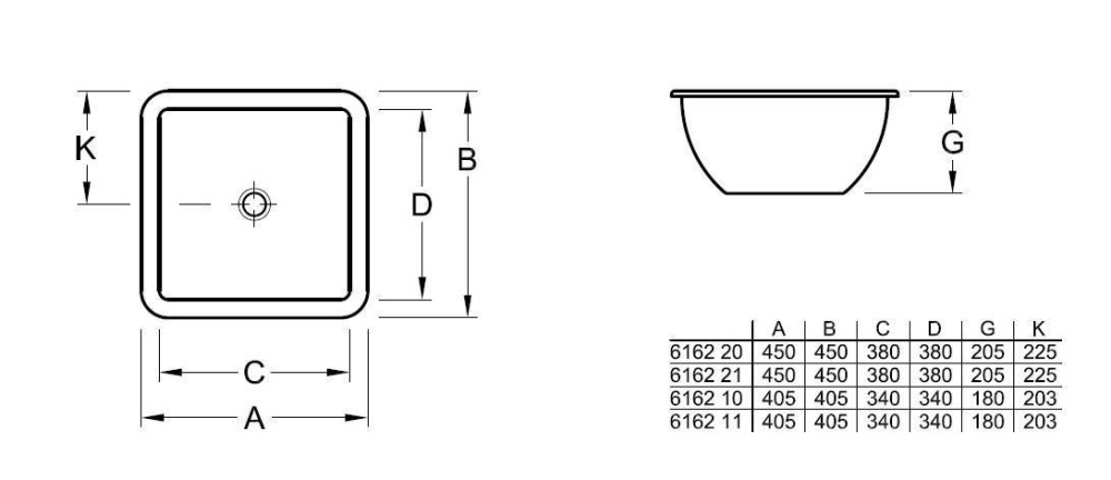 Фото Раковина для установки под столешницу 616210R2 VILLEROY&BOCH Loop Friends