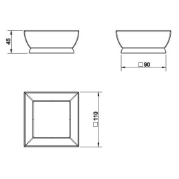 Мыльница Gessi Mimi (33225#031) хром
