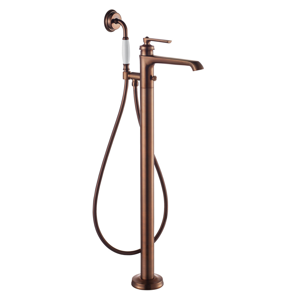 Фото Смеситель напольный с душевой лейкой Swedbe Terracotta Art 2514