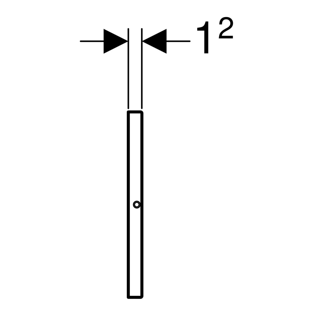 Защитная крышка Geberit Sigma, 115.764.FW.1