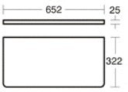Фото Столешница для подстолья T7839WG Ideal Standard SoftMood