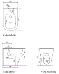 Биде напольное Galassia Plus Design (6114)