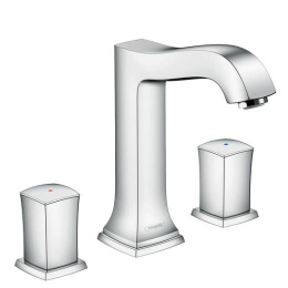 Смеситель для раковины на 3 отверстия 31305000 Hansgrohe Metropol Classic (хром)