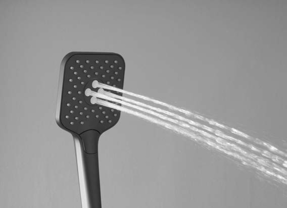 Фото Душевая стойка Vincea Cube (VSFS-1C1GM) сталь