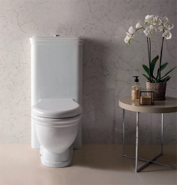 Унитаз с керамическим бачком Globo Paestum (PA025.BI+PA1361X)