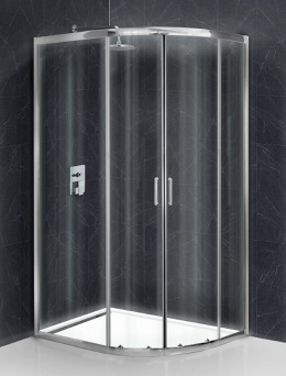 Душевой уголок BelBagno Uno-195, UNO-195-RH-2-120/80-C-Cr, 120 х 80 х 195 см, профиль хром